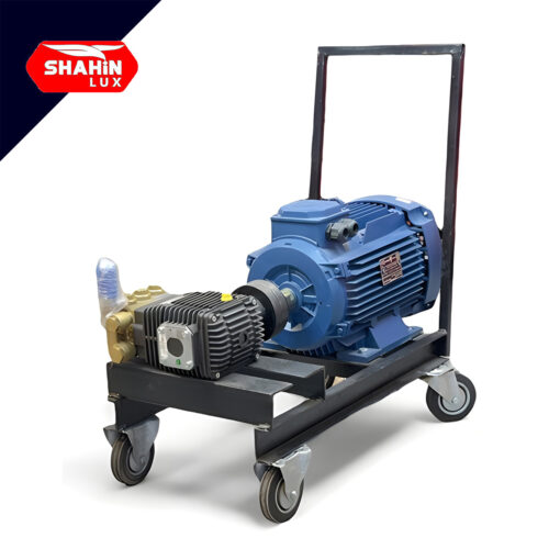 پمپ کارواش کومت  تک فاز 110 بار+دینام و شاسی