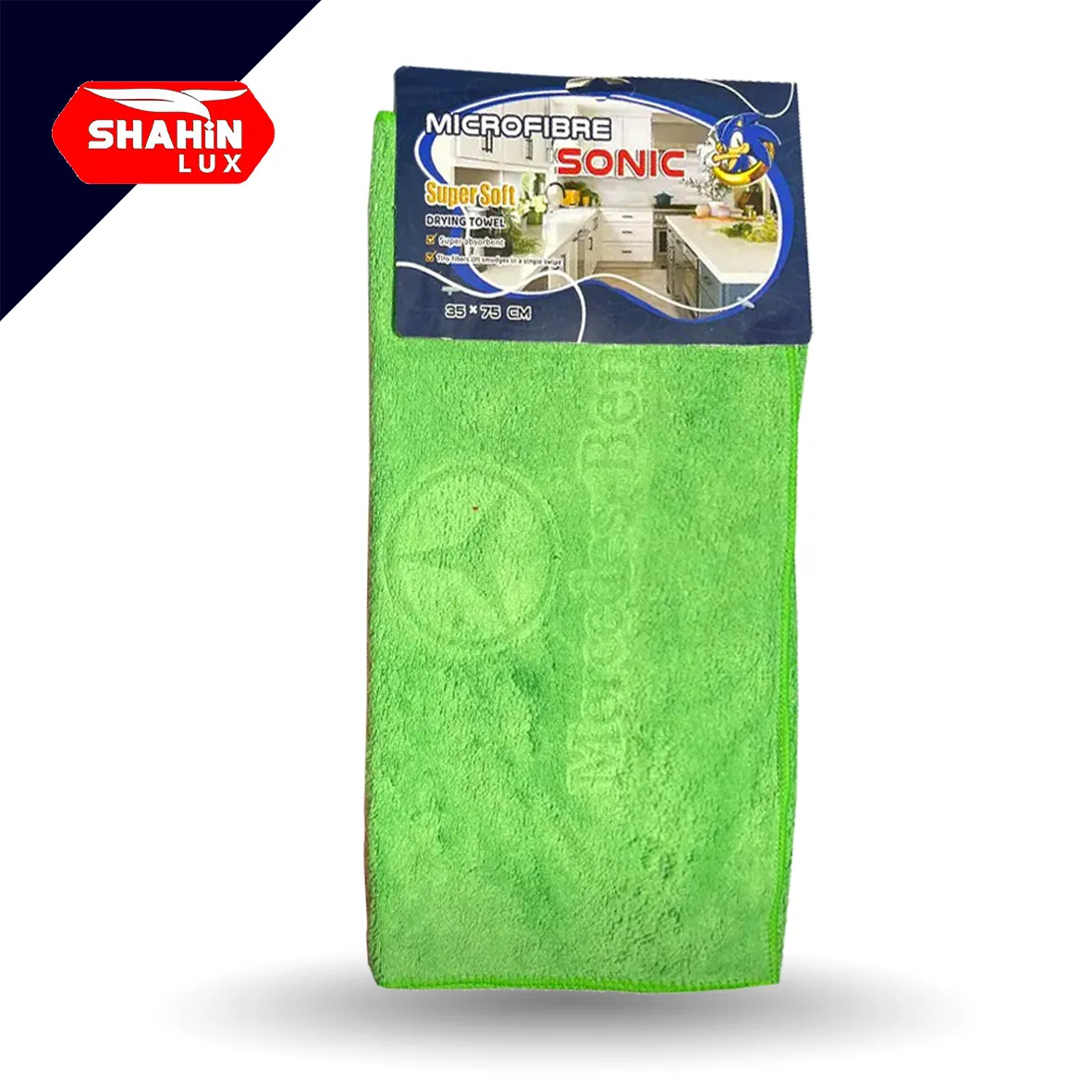 دستمال حوله 75 در35 لیبل دار پولیشی