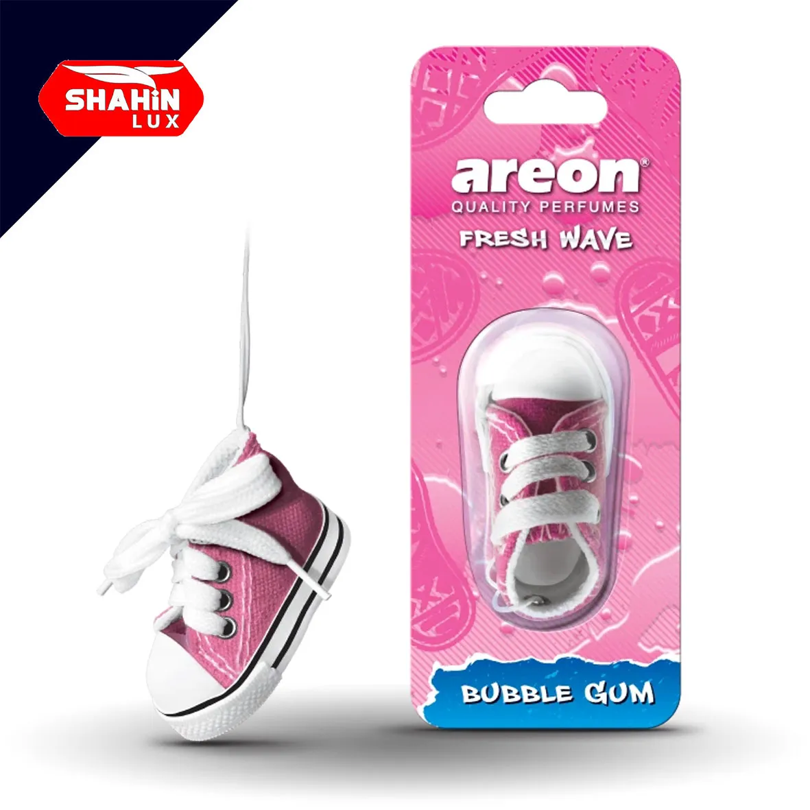 خوشبو کننده خودرو کفشی بابل گام آرئون فرش ویو Areon Fresh Wave bubble gum
