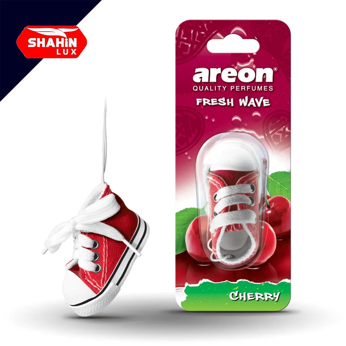 خوشبو کننده خودرو کفشی چری آرئون فرش ویو Areon Fresh Wave cherry