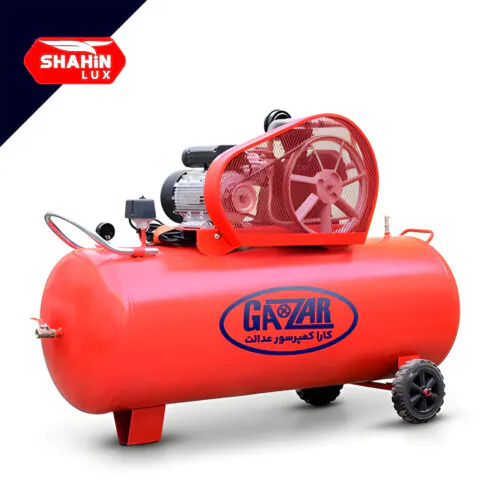 پمپ باد عدالت 350 لیتری سه فاز افقی