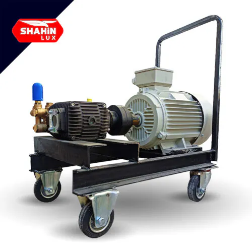 پمپ کارواش کومت  تک فاز 110 بار+دینام و شاسی