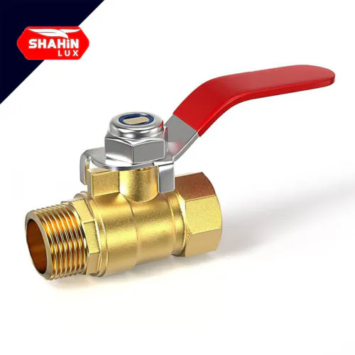 شیر ربع گرد 1و1/4 برنجی