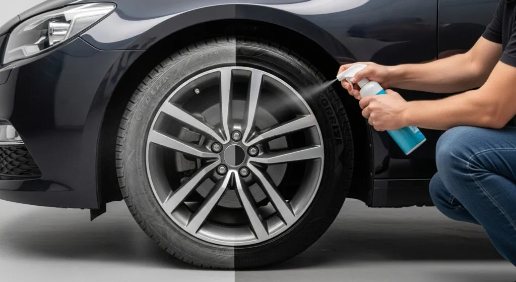 اسپری براق کننده لاستیک